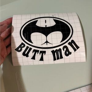 Butt Man Vinyl Decal 🦇